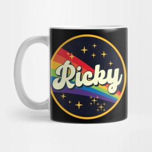 Ricky // Rainbow In Space Vintage Style Mug